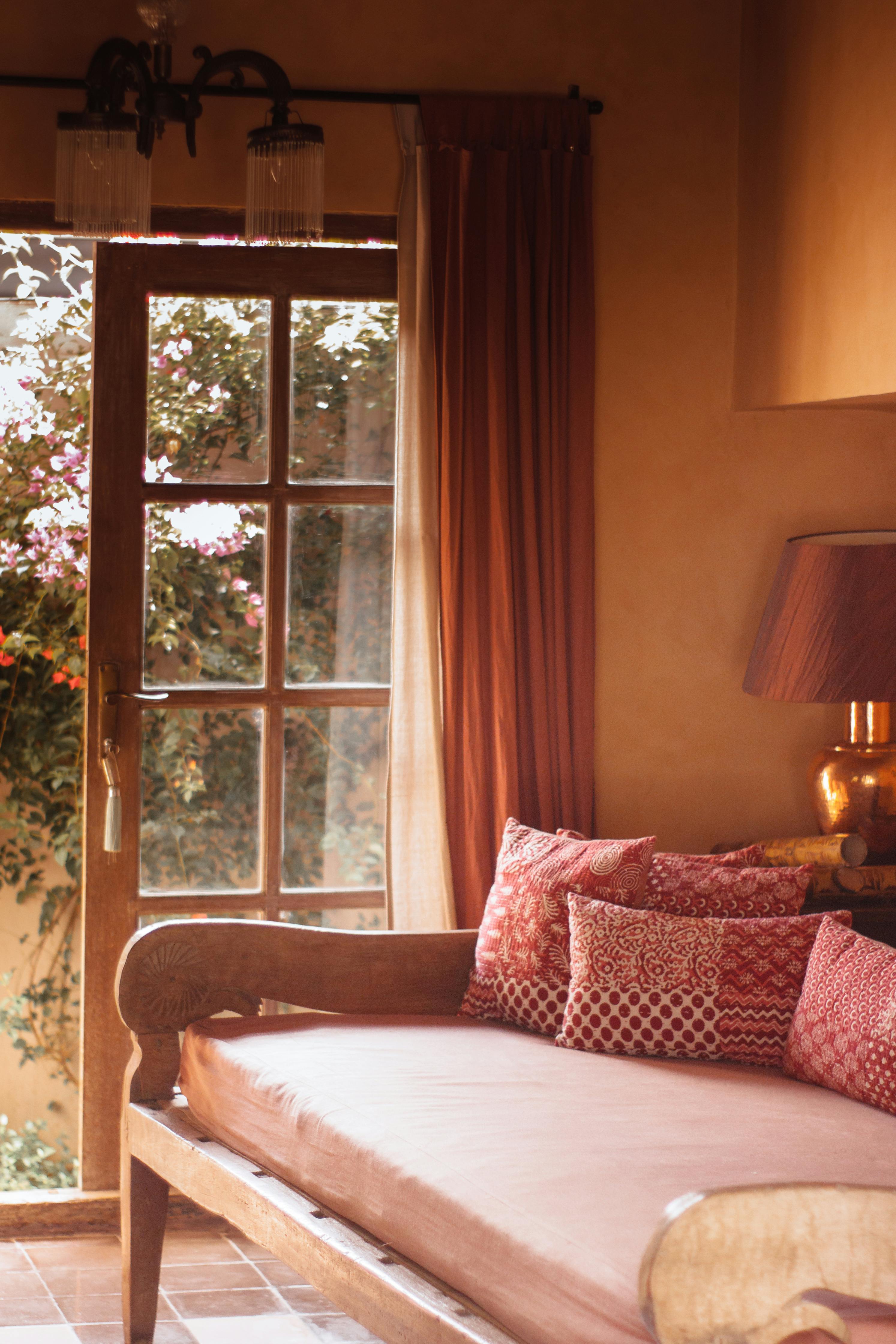 A warm and cozy interior